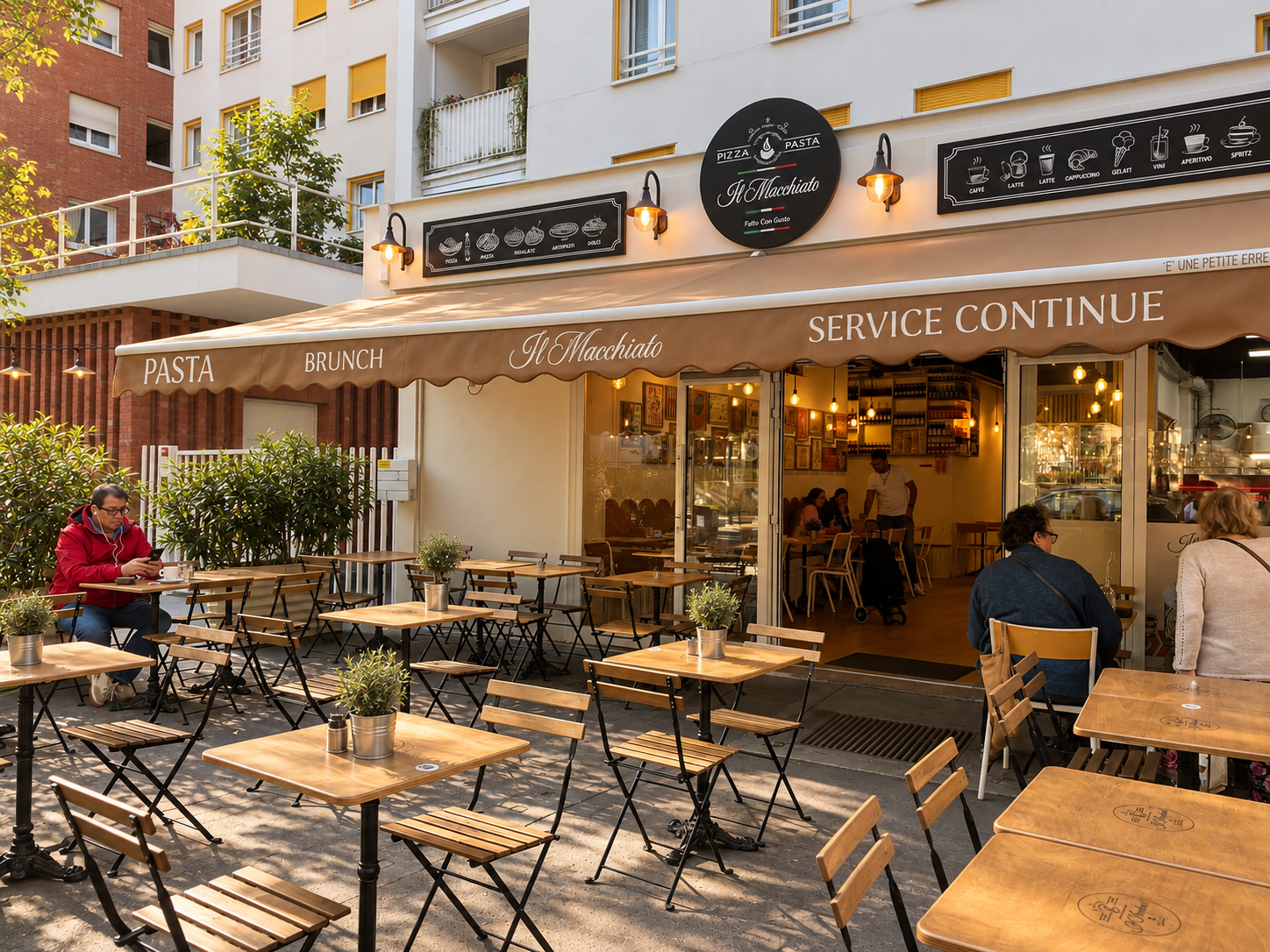 Il Macchiato — Alésia, café-restaurant au 169 rue d'Alésia, 75014 Paris